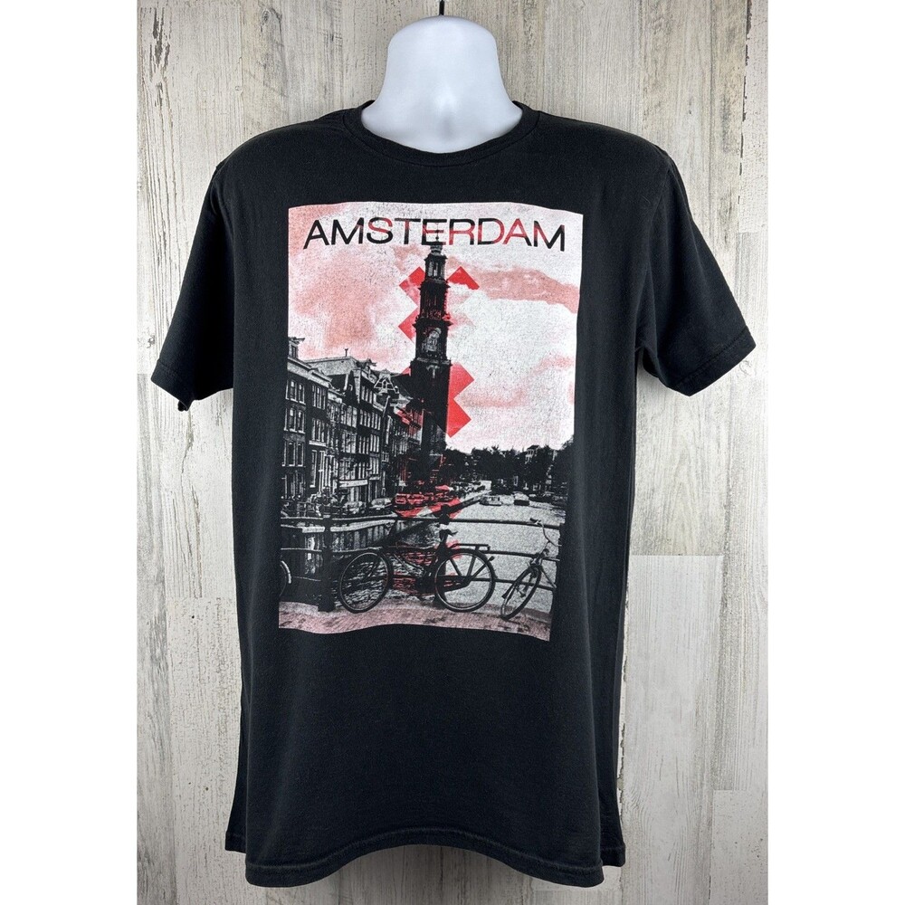 Amsterdam Westerkerk Tower St Andrew’s Crosses T-Shirt Large (20”x29”)